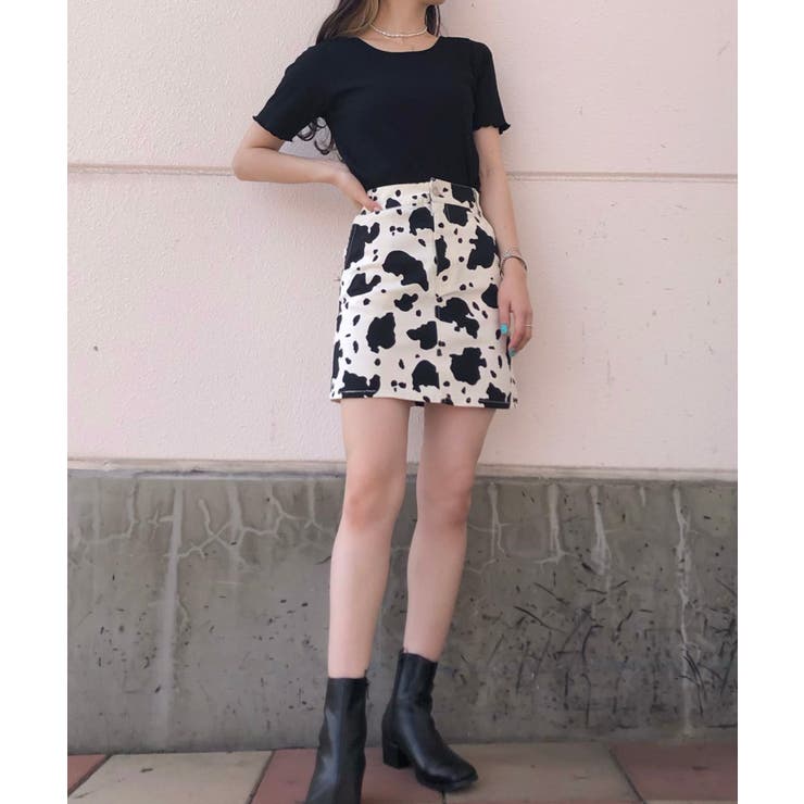 アニマルミニスカート [品番：WG010078933]｜WEGO【WOMEN