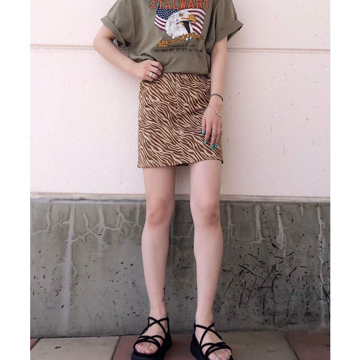 アニマルミニスカート [品番：WG010078933]｜WEGO【WOMEN