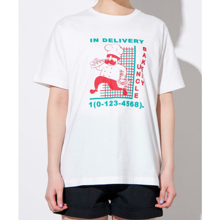 tシャツ Tシャツ WEGO モチーフプリントTシャツ 日本全国送料無料 WEGO