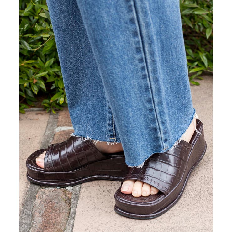 厚底ミュールサンダル 品番 Wg010078201 Wego Women ウィゴー のレディース ファッション通販 Shoplist ショップリスト