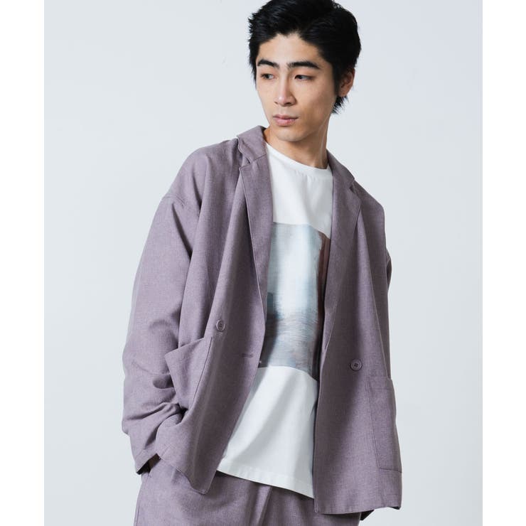 リネンライクテーラードジャケット[品番：WG010078928]｜WEGO【MEN