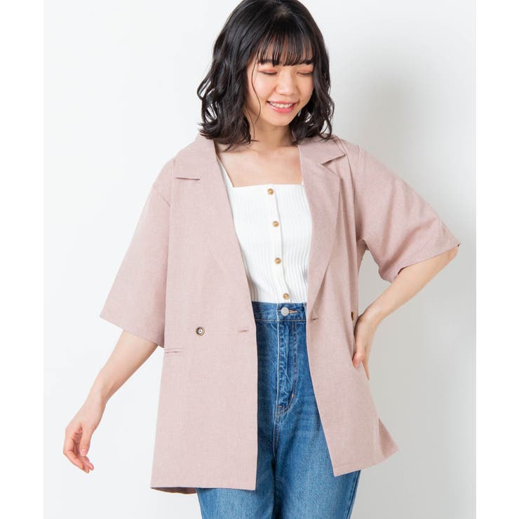 リネンライクカラージャケット 品番 Wg Wego Women ウィゴー のレディース ファッション通販 Shoplist ショップリスト