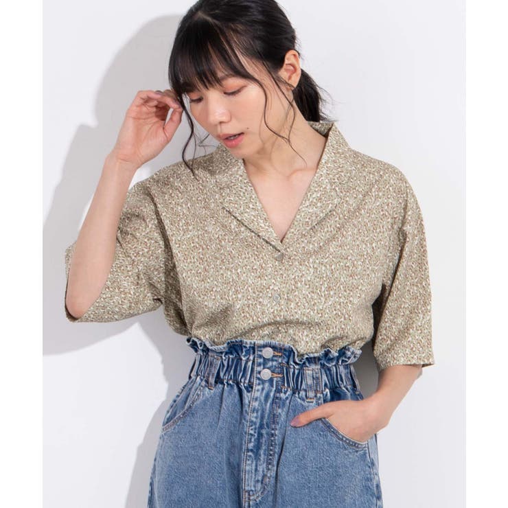 オーバーハーフスリーブシャツ [品番：WG010079400]｜WEGO【WOMEN