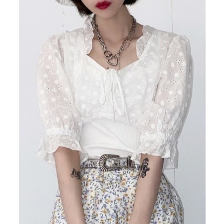 キャミset刺繍レースブラウス 品番 Wg Wego Women ウィゴー のレディースファッション通販 Shoplist ショップリスト