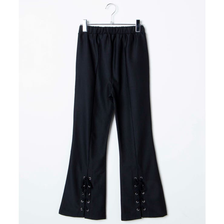 バックレースアップフレアパンツ[品番：WG010079711]｜WEGO