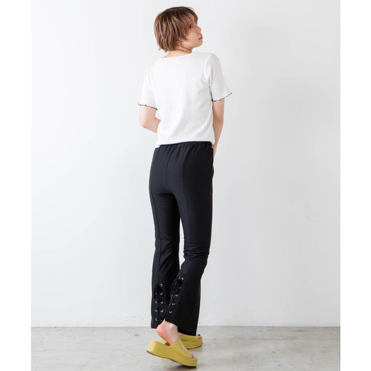 バックレースアップフレアパンツ | WEGO【WOMEN】 | 詳細画像5