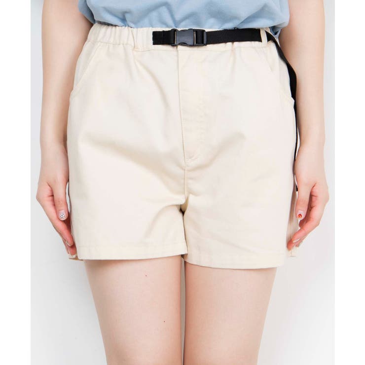 ベルトチノショートパンツ[品番：WG010079821]｜WEGO【WOMEN