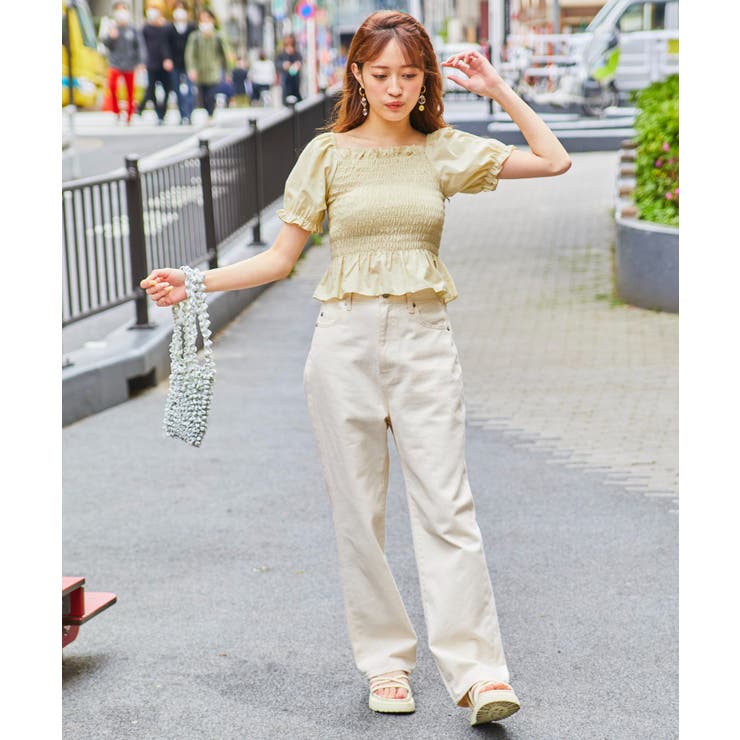 2WAYシャーリングブラウス[品番：WG010079956]｜WEGO【WOMEN