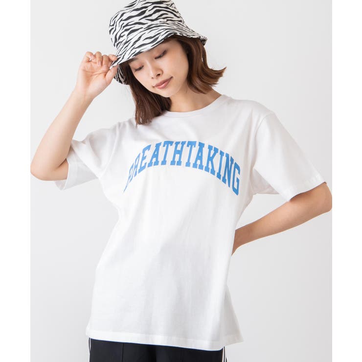 カレッジロゴプリントTシャツ[品番：WG010080033]｜WEGO【WOMEN
