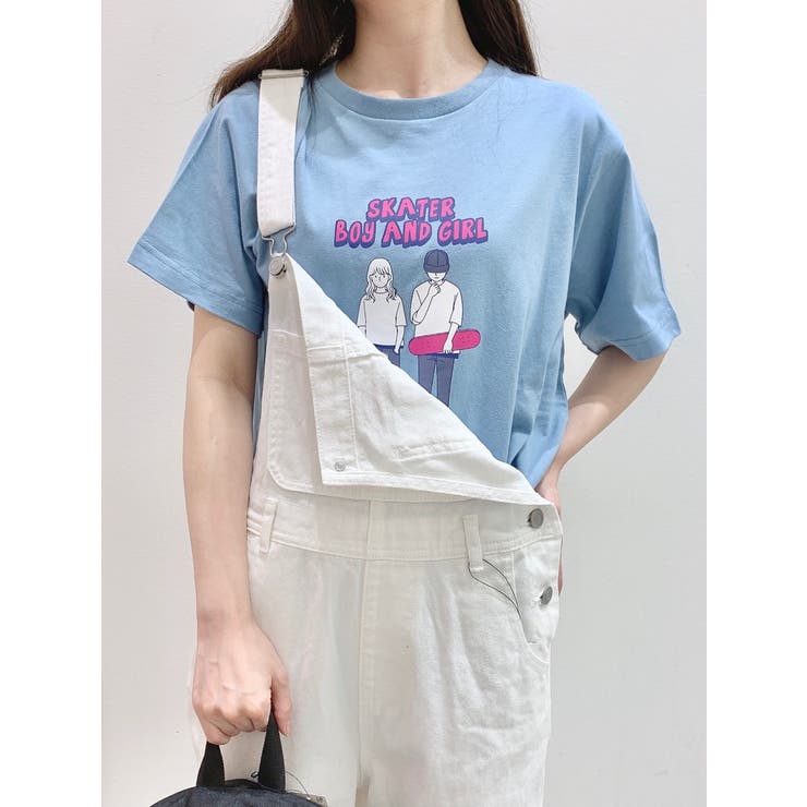 boyandgirlプリントTシャツ2[品番：WG010080842]｜WEGO【WOMEN ...