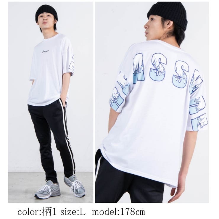 ストレートラインBIGTシャツ | WEGO【MEN】 | 詳細画像13 