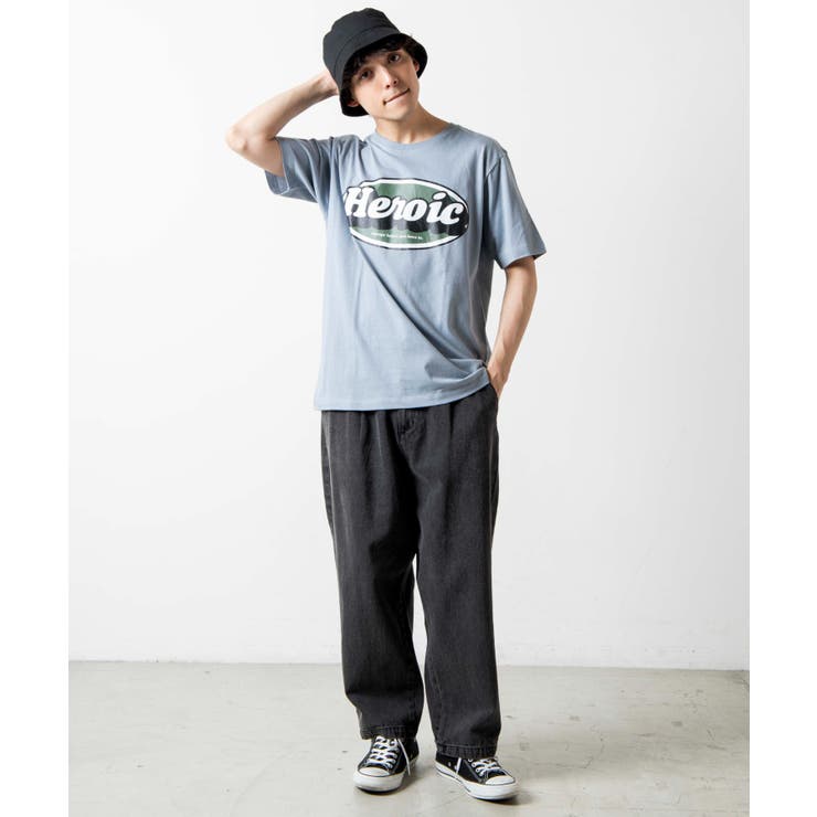オーバルロゴプリントTシャツ | WEGO【MEN】 | 詳細画像3 
