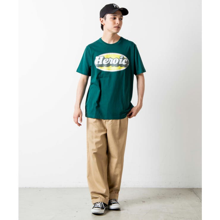 オーバルロゴプリントTシャツ | WEGO【MEN】 | 詳細画像4 