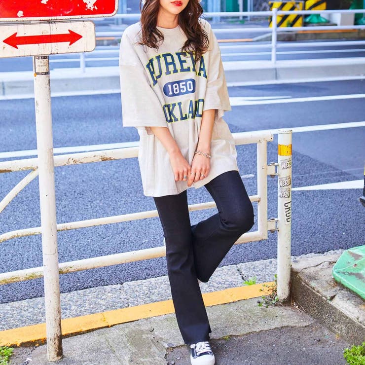 ヘビーウエイトカレッジロゴbigtシャツ レディース ユニセックス 品番 Wg Wego Women ウィゴー のレディース ファッション通販 Shoplist ショップリスト