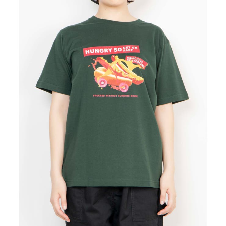 HOTDOGスケボーTシャツ