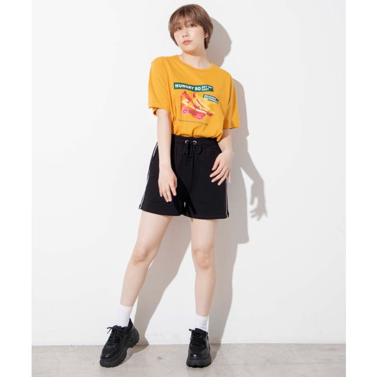 HOTDOGスケボーTシャツ