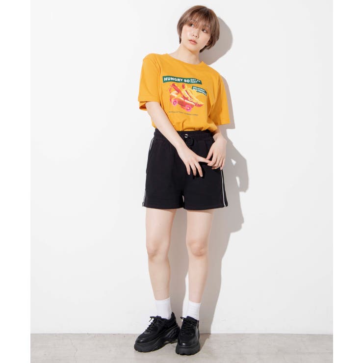 HOTDOGスケボーTシャツ