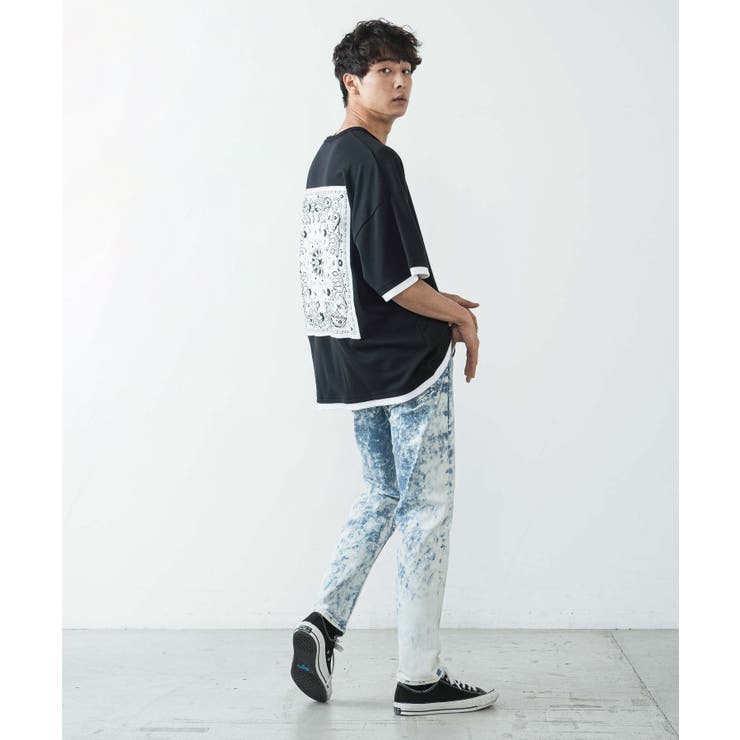 ブリーチデニムスキニーパンツ | WEGO【MEN】 | 詳細画像3 