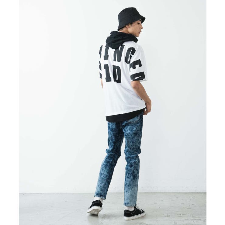 ブリーチデニムスキニーパンツ | WEGO【MEN】 | 詳細画像6 