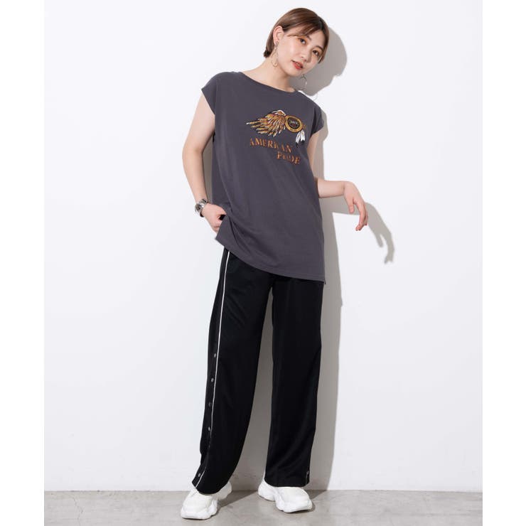 サイドラインストレートパンツ[品番：WG010081123]｜WEGO【WOMEN