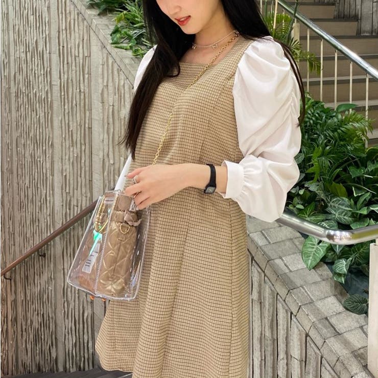 パフギャザースリーブミニワンピース 品番 Wg Wego Women ウィゴー のレディースファッション通販 Shoplist ショップリスト