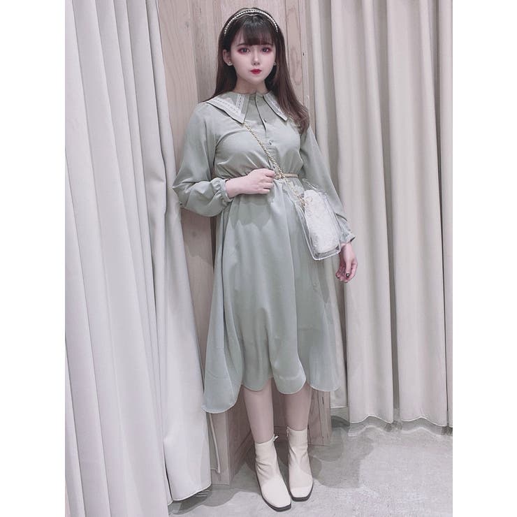 レースラインセーラーワンピース We21sp01 L0040 品番 Wg Wego Women ウィゴー のレディースファッション通販 Shoplist ショップリスト