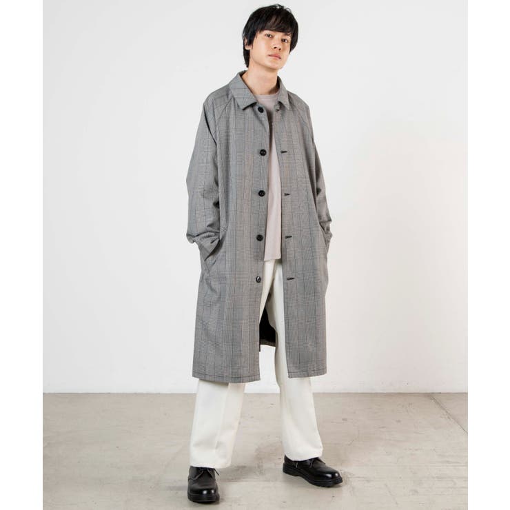 クラシックチェックステンカラーコート We21sp01 M0019 品番 Wg Wego Men ウィゴー のメンズ ファッション通販 Shoplist ショップリスト