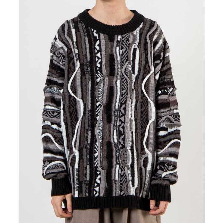 総柄デザインセーター | WEGO【MEN】 | 詳細画像7 