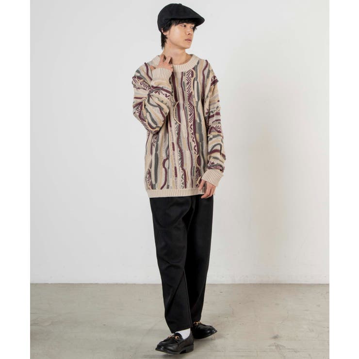 総柄デザインセーター | WEGO【MEN】 | 詳細画像15 