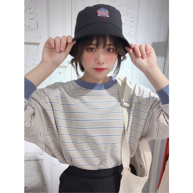 Web限定 だぼ袖ボーダーtシャツ 品番 Wg010078759 Wego Women ウィゴー のレディースファッション通販 Shoplist ショップリスト