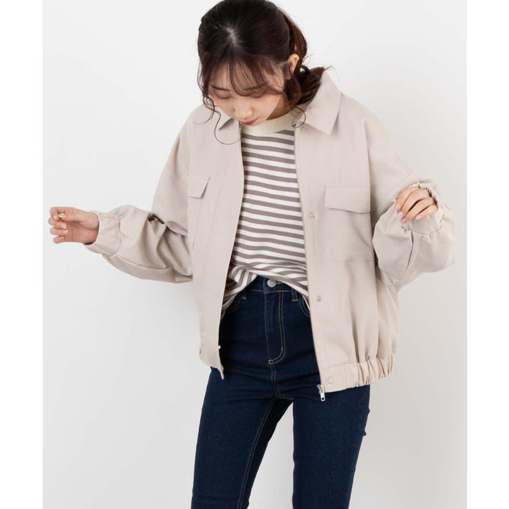 ポケットボリュームブルゾン We21sp02 L0024 品番 Wg Wego Women ウィゴー のレディース ファッション通販 Shoplist ショップリスト