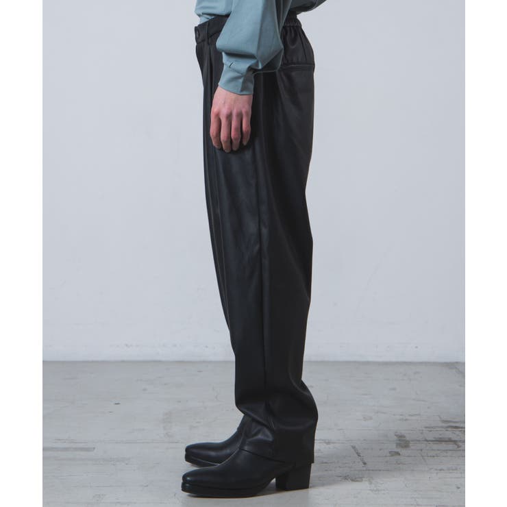 【meer.】定価20,350円　フェイクレザーバルーンパンツ　シトラス フェイクレザーバルーンパンツ [品番：WG010078507]｜WEGO【MEN