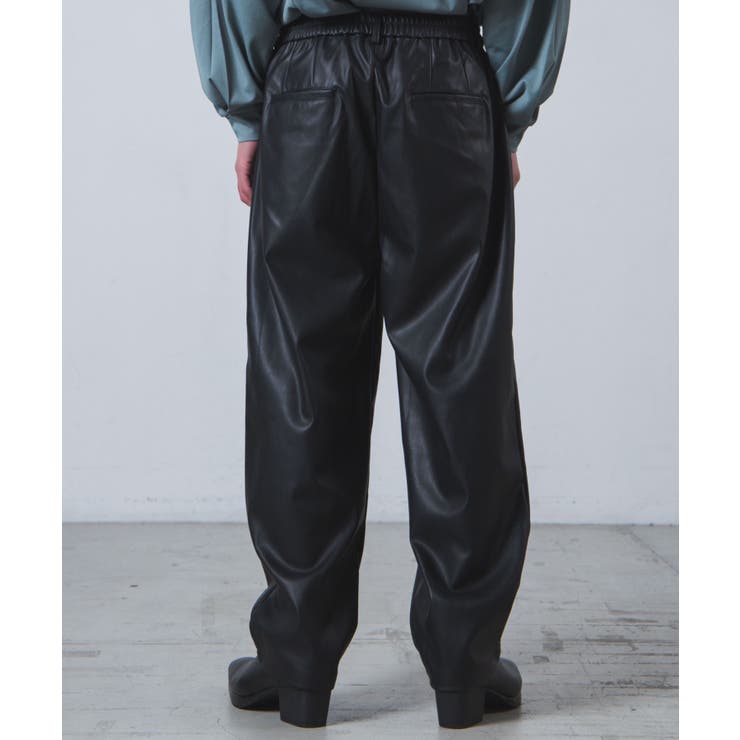 フェイクレザーバルーンパンツ [品番：WG010078507]｜WEGO【MEN