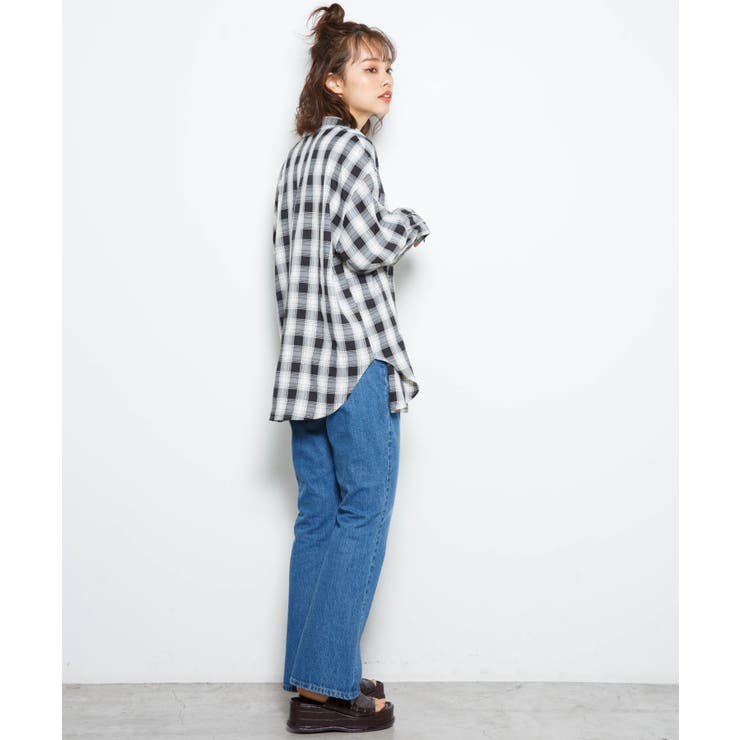 アシメタンクsetチェックBIGシャツ  | WEGO【WOMEN】 | 詳細画像9 