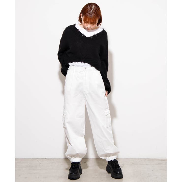 チノハイウエストカーゴパンツ[品番：WG010079034]｜WEGO【WOMEN