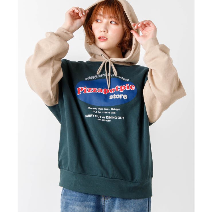 【WEB限定】pizzapotpieカラーパーカー[品番：WG010079035]｜WEGO【WOMEN】（ウィゴー）のレディースファッション通販｜SHOPLIST（ショップリスト）