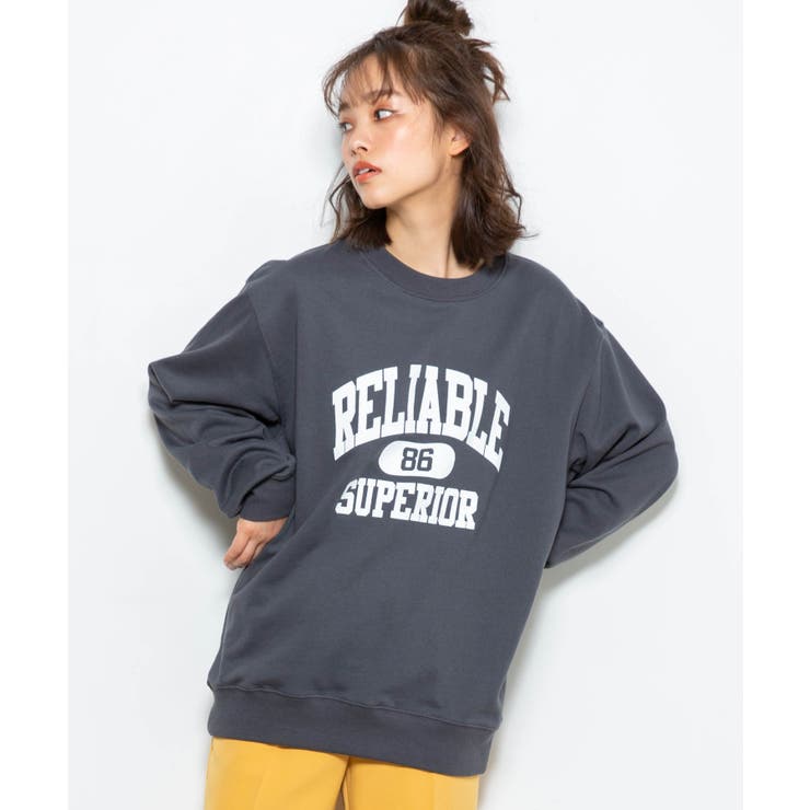 カレッジロゴプリントプルオーバー[品番：WG010079760]｜WEGO