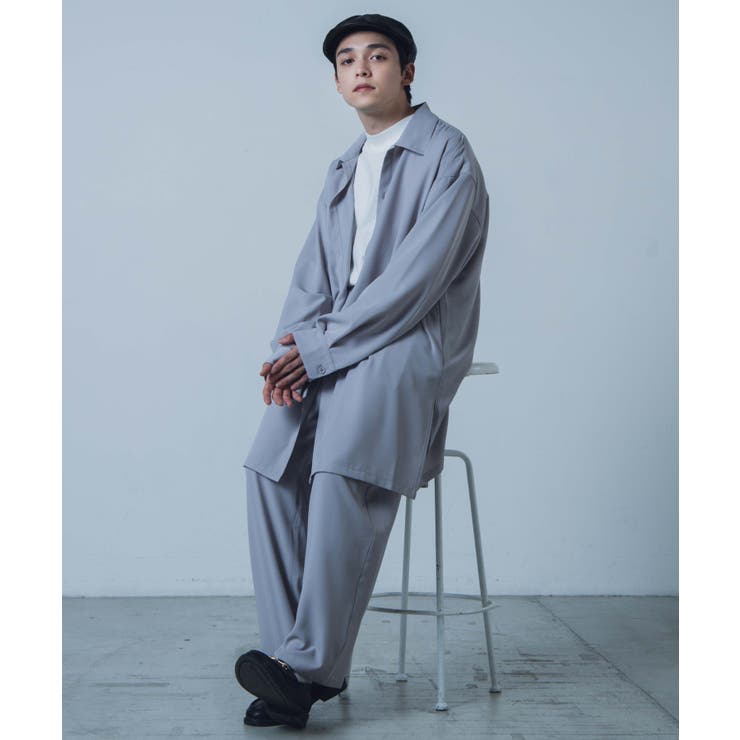 トロミロングシャツ [品番：WG010078472]｜WEGO【MEN】（ウィゴー）の