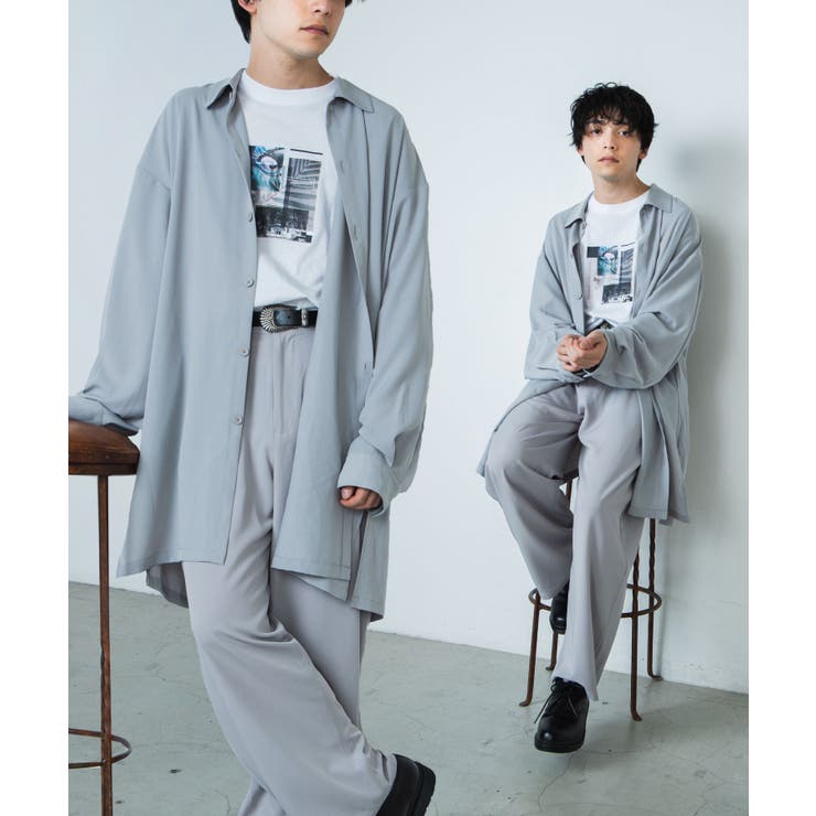 トロミロングシャツ 品番 Wg Wego Men ウィゴー のメンズファッション通販 Shoplist ショップリスト