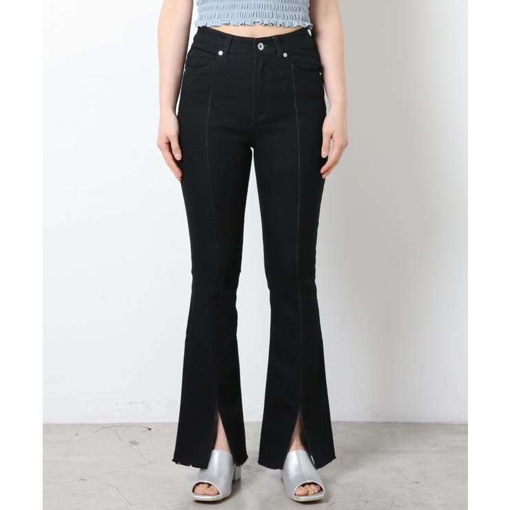 センタースリットフレアパンツ [品番：WG010079029]｜WEGO