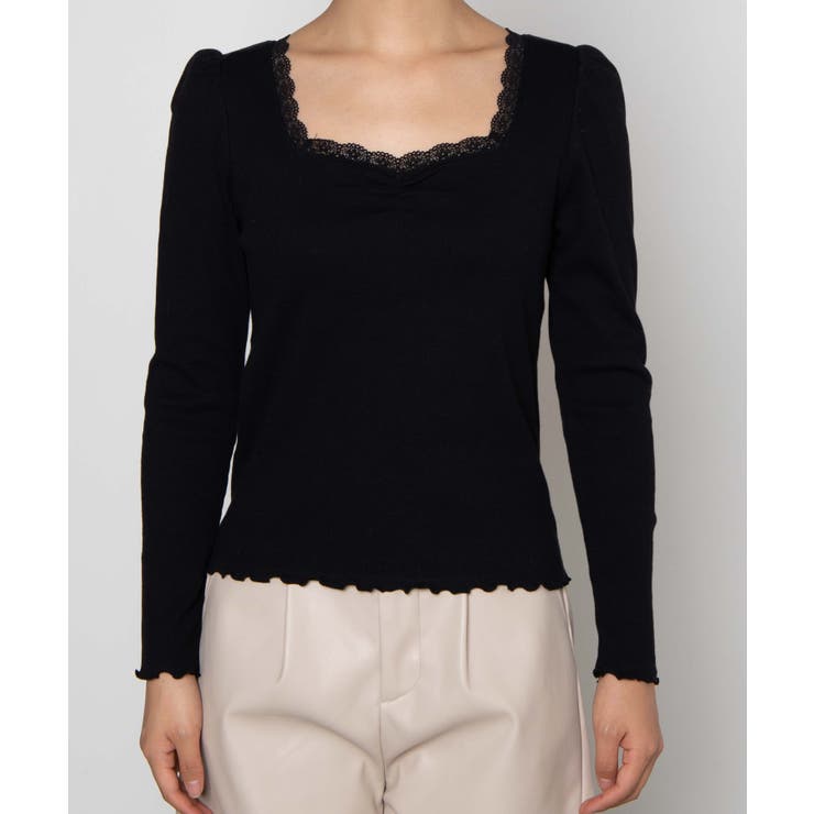 レースギャザーロンt We21sp11 L0001 品番 Wg Wego Women ウィゴー のレディースファッション通販 Shoplist ショップリスト