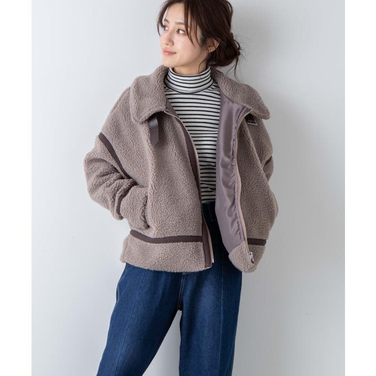 パイピングフライトジャケット We21sp12 L0003 品番 Wg Wego Women ウィゴー のレディース ファッション通販 Shoplist ショップリスト