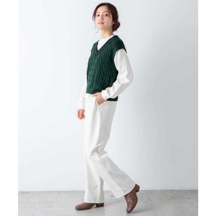 コーデュロイストレートパンツ WE21SP12 L0021[品番