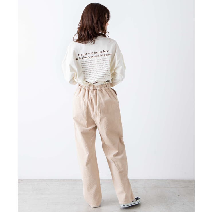 コーデュロイストレートパンツ WE21SP12 L0021[品番