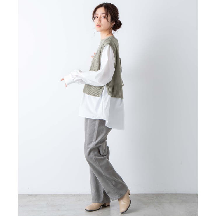 コーデュロイストレートパンツ WE21SP12 L0021[品番