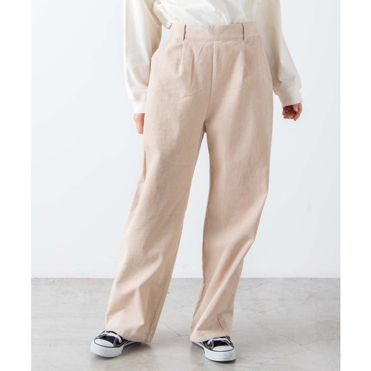 コーデュロイストレートパンツ WE21SP12  L0021[品番：WG010077837]｜WEGO【WOMEN】（ウィゴー）のレディースファッション通販｜SHOPLIST（ショップリスト）