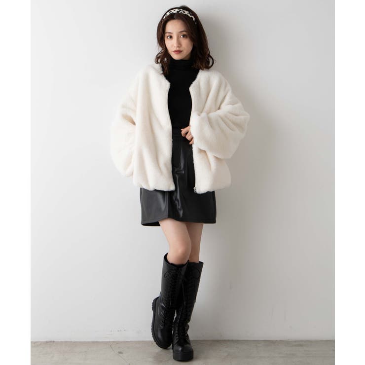 ノーカラーファーブルゾン WE21SP12-L0029[品番：WG010077856]｜WEGO