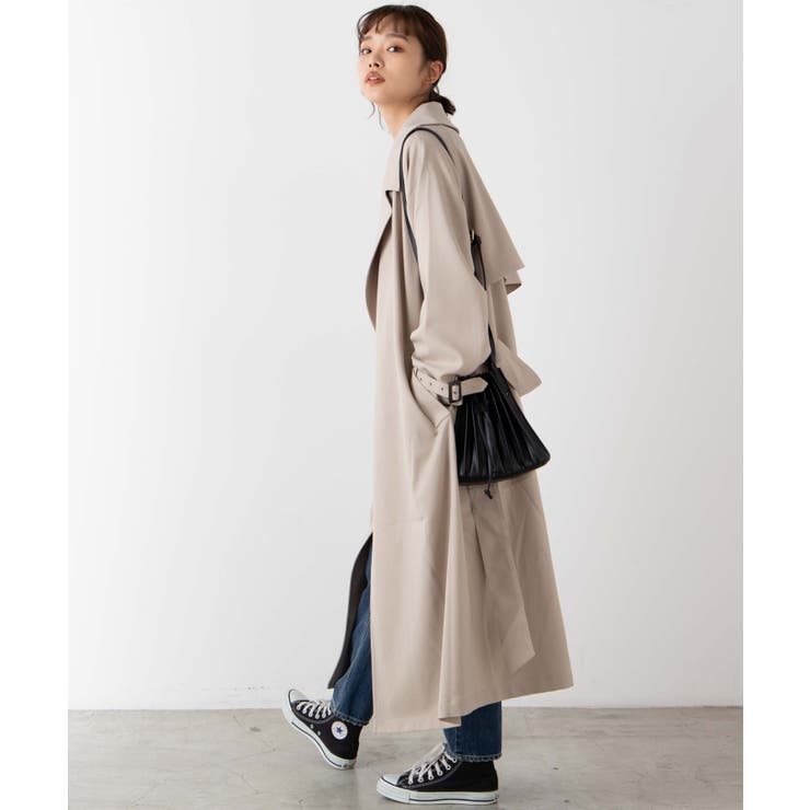 【WEB限定】ルーズトレンチコート  WE21SP12-L0034[品番：WG010077934]｜WEGO【WOMEN】（ウィゴー）のレディースファッション通販｜SHOPLIST（ショップリスト）