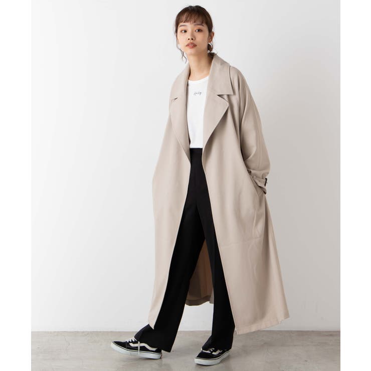 【WEB限定】ルーズトレンチコート  WE21SP12-L0034[品番：WG010077934]｜WEGO【WOMEN】（ウィゴー）のレディースファッション通販｜SHOPLIST（ショップリスト）