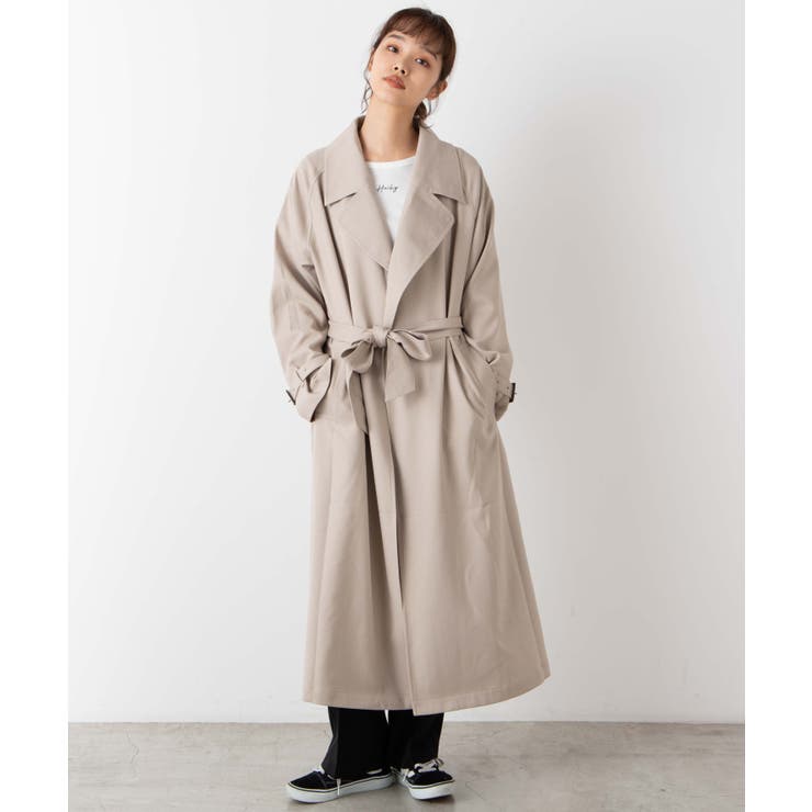 【WEB限定】ルーズトレンチコート  WE21SP12-L0034[品番：WG010077934]｜WEGO【WOMEN】（ウィゴー）のレディースファッション通販｜SHOPLIST（ショップリスト）